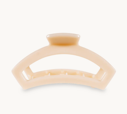 Teletie Almond Beige Medium Claw Clip
