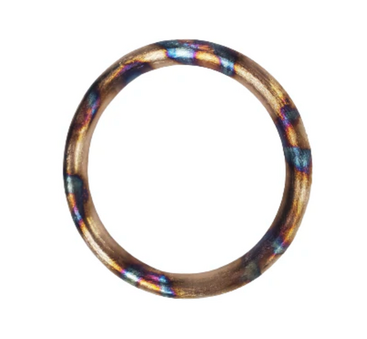 Sheila Fajl Thick Gold Burned Bangle Bracelet