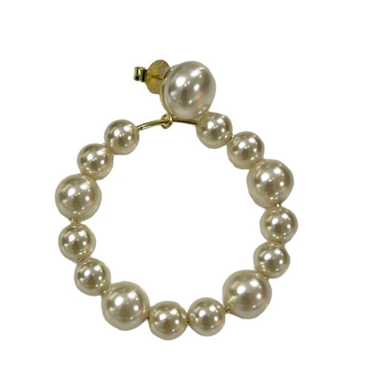 Sheila Fajl Ravello Pearl Earrings