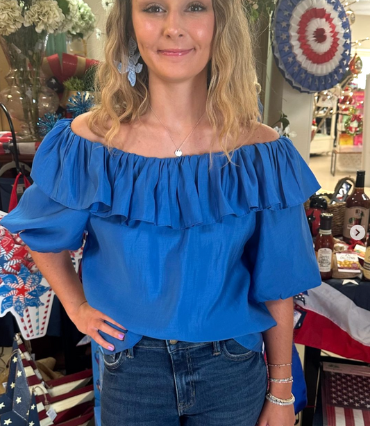 Jade Off The Shoulder Top